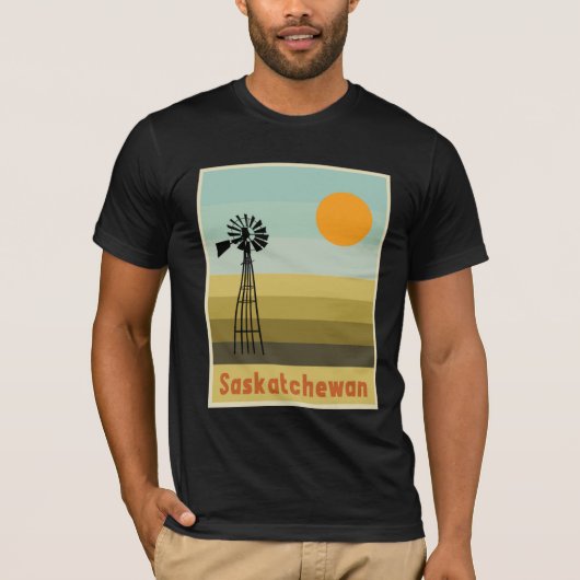 サスカチュワンカナダ Tシャツ (正面)