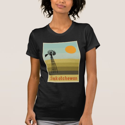 サスカチュワンカナダ Tシャツ (正面)
