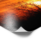 サスカチュワンサンセット フォトプリント            (角)