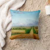 サスカチュワンプレーリーロード クッション (ブランケット)