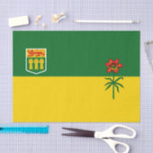 サスカチュワン国旗 薄葉紙 (クラフト)