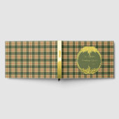 サスカチュワン州タータンチェックゴールデン結婚ズ ゲストブック (全面)