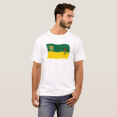 サスカチュワン州旗シャツ Tシャツ (正面フル)