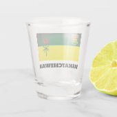 サスカチュワン州旗（カナダ） ショットグラス (裏面)