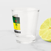 サスカチュワン州旗（カナダ） ショットグラス (右)