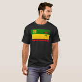 サスカチュワン州旗(カナダ) Tシャツ (正面フル)