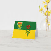 サスカチュワン州旗 カード (黄色い花)