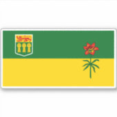 サスカチュワン州旗 シール (正面)