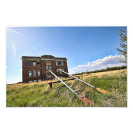 サスカチュワン廃教会 フォトプリント           