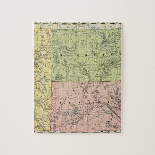 サスカチュワン・アルベルタ ジグソーパズル (縦)