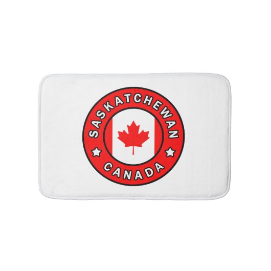 サスカチュワン・カナダ バスマット (正面)