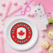 サスカチュワン・カナダ ペーパープレート (パーティー)