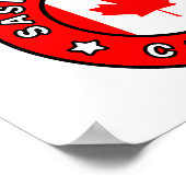 サスカチュワン・カナダ ポスター (角)