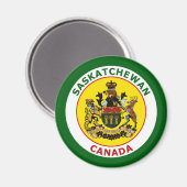 サスカチュワン，カナダ マグネット (正面/裏面)