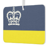 サスカチュワン・レジーナ国旗 カーエアーフレッシュナー (左)