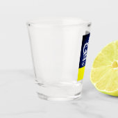 サスカチュワン・レジーナ国旗 ショットグラス (左)