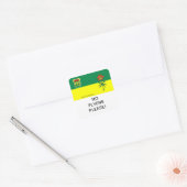 サスカチュワンNoチラシPlease mail Box Sticker スクエアシール (封筒)