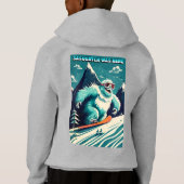 サスカッチおもしろいがスノーボードの冬にここにあった (裏面)