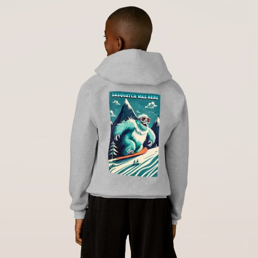 サスカッチおもしろいがスノーボードの冬にここにあった (裏面フル)