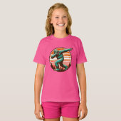 サスカッチおもしろいビグフートダブパーソナライズされたビング Tシャツ (正面フル)