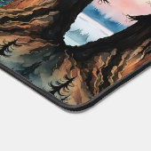 サスカッチが土地と海を調査 デスクマット (コーナー)