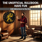 サスカッチが言う：栄光を目指す ダーツボード