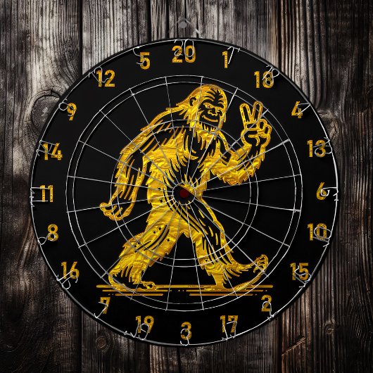 サスカッチが言う:栄光を目指す ダーツボード