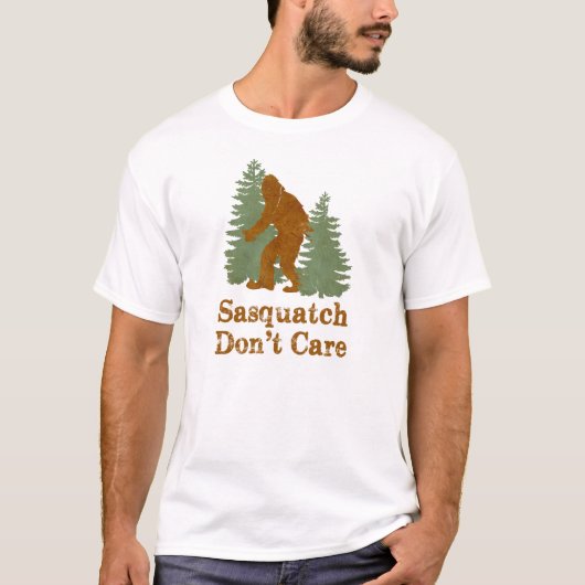 サスカッチしない気に Tシャツ (正面)