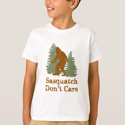 サスカッチしない気に Tシャツ (正面)