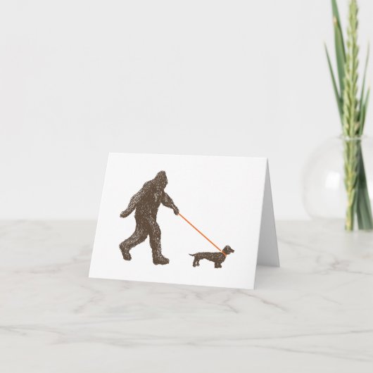 サスカッチで親友 カード (正面)