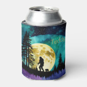 サスカッチとクマの山の*パーソナライズ* 缶クーラー (缶正面)
