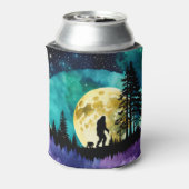 サスカッチとクマの山の*パーソナライズ* 缶クーラー (缶裏面)