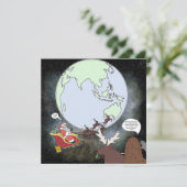 サスカッチとサンタハガキ 招待状 (スタンド正面)