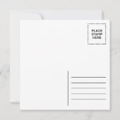 サスカッチとサンタハガキ 招待状 (裏面)