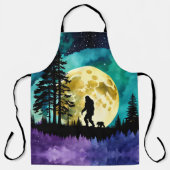 サスカッチとベアーオンザマウンテン エプロン (正面)