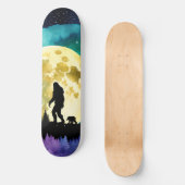 サスカッチとベア歩くオンザマウンテン スケートボード (正面)