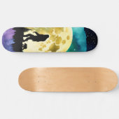 サスカッチとベア歩くオンザマウンテン スケートボード (横)