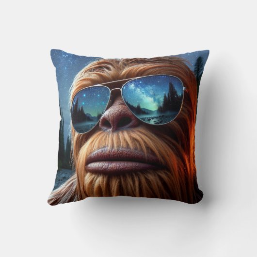 サスカッチと星 クッション (裏面)