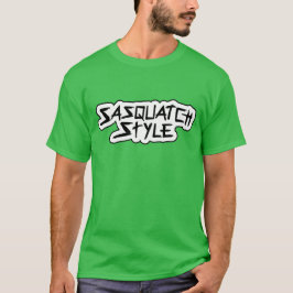 サスカッチのスタイルのTシャツ Tシャツ