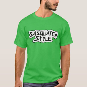 サスカッチのスタイルのTシャツ Tシャツ