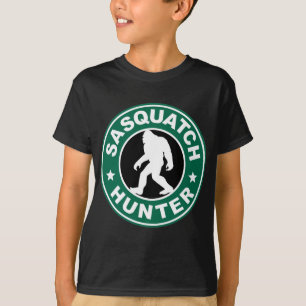 サスカッチのハンターのティー Tシャツ