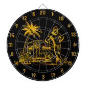 サスカッチの秘密の趣味が明らかになる ダーツボード (正面)