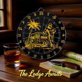 サスカッチの秘密の趣味が明らかになる ダーツボード