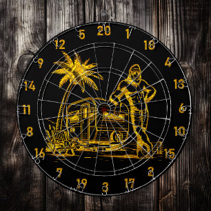 サスカッチの秘密の趣味が明らかになる ダーツボード