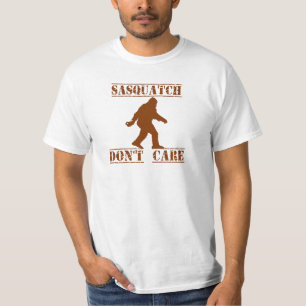 サスカッチはTシャツを気にしません Tシャツ