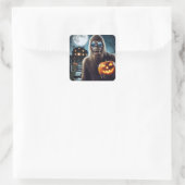 サスカッチオンハロウィーン スクエアシール (バッグ)