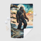 サスカッチオンリッジオーバービューザ海 ゴルフタオル (インサイチュ)