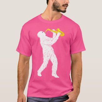サスカッチサックス奏者サキソフォン奏者ジャズブラス Tシャツ