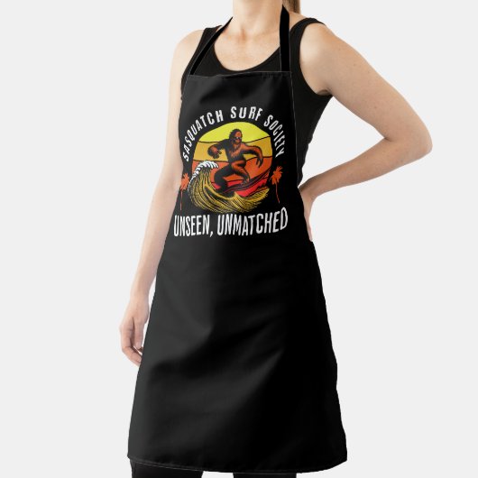 サスカッチサーフソサエティ見えない比類なきビッグフット エプロン (インサイチュ)
