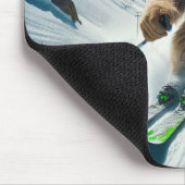 サスカッチザスキーヤー マウスパッド (コーナー)